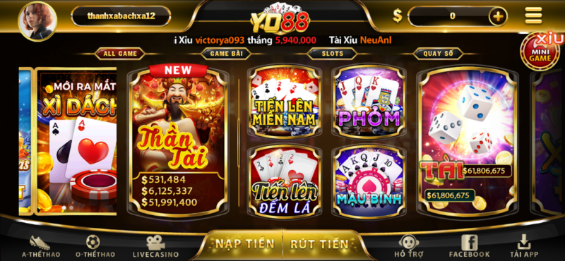 Tham gia trải nghiệm game để nhận thưởng lớn tại Yo88