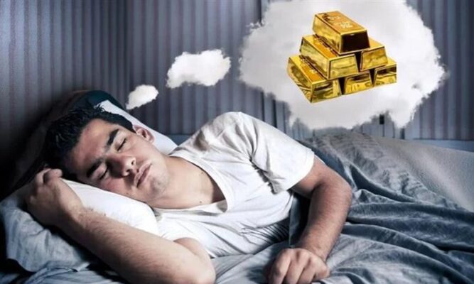 mơ thấy vàng